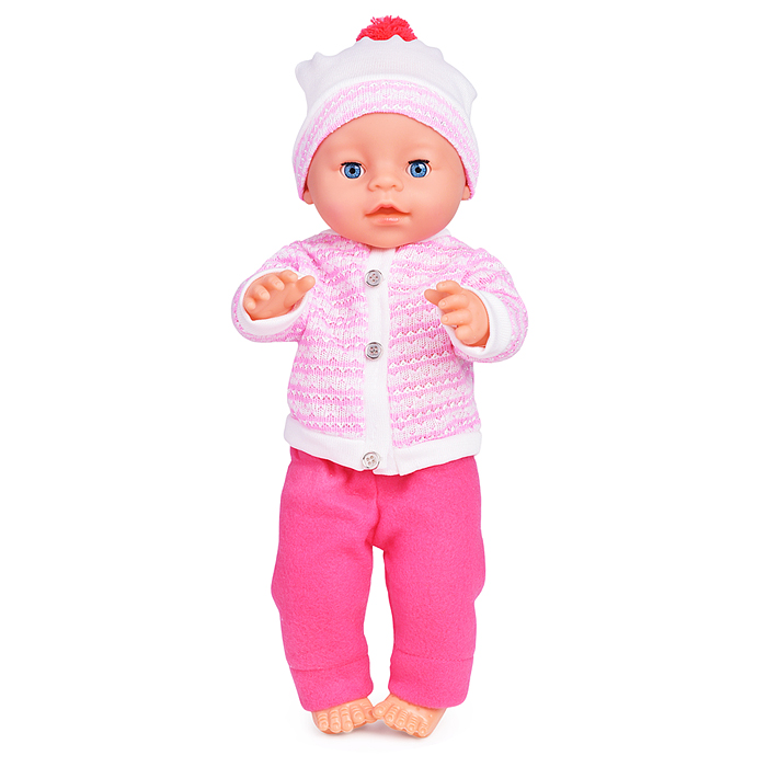 Фото к товару Пупс озвуч Шаинский музыка 40 см, пьет, писает, закр. глазки, 4 акс, 100 фраз Пупс озвуч Шаинский музыка 40 см, пьет, писает, закр. глазки, 4 акс, 100 фраз