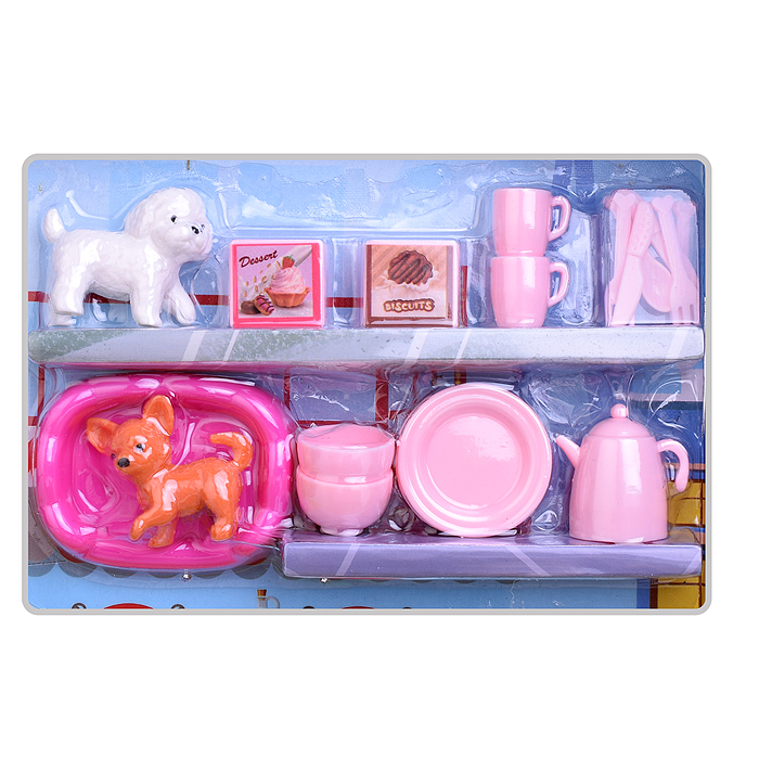 Кукла  BLD316-1 "Даша" с аксессуарами, в коробке