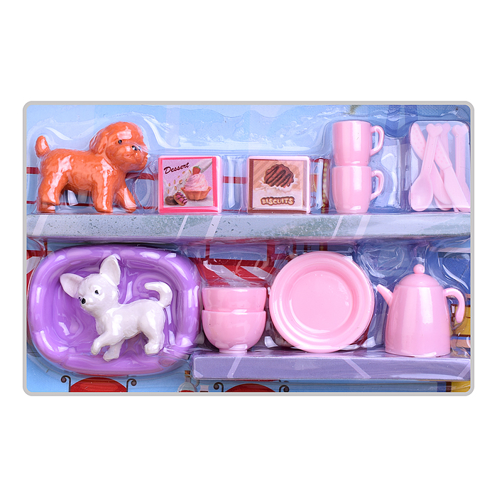 Кукла  BLD316-1 "Даша" с аксессуарами, в коробке