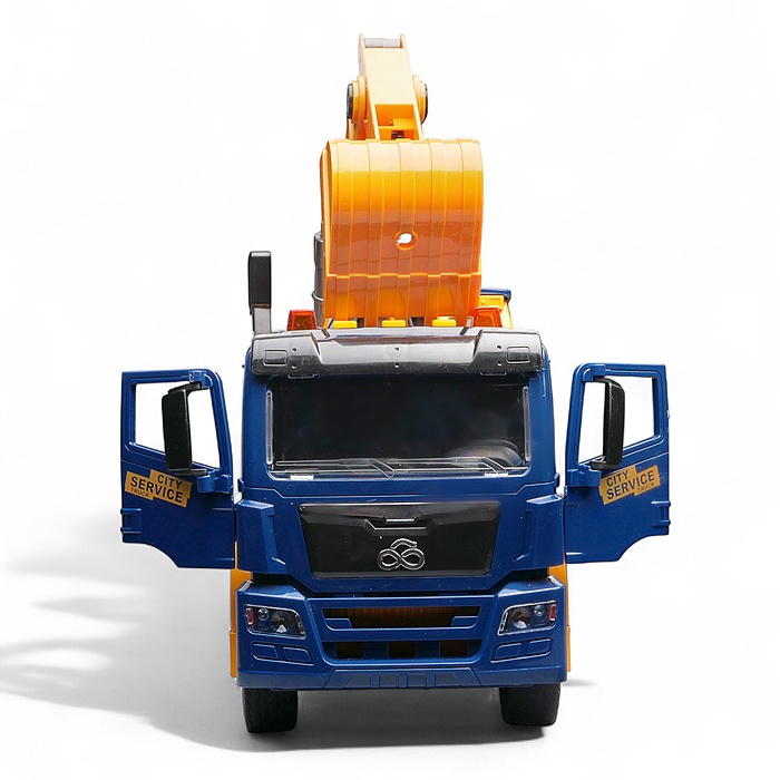 Машина WY1114A "Экскаватор" 1:10 (свет, звук) в коробке