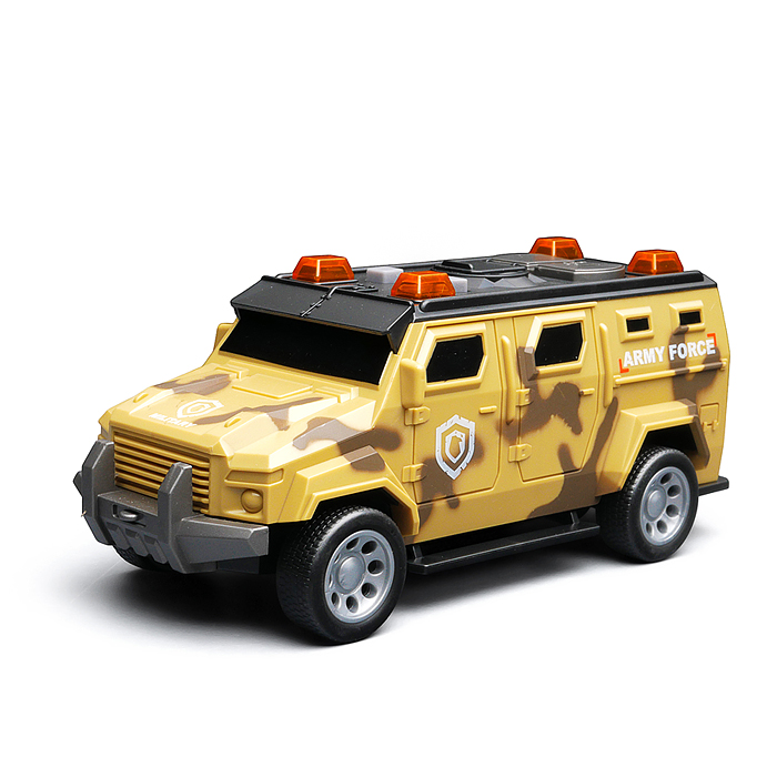 Машина WY1133D "Броневик" 1:32 (свет. Звук) в коробке