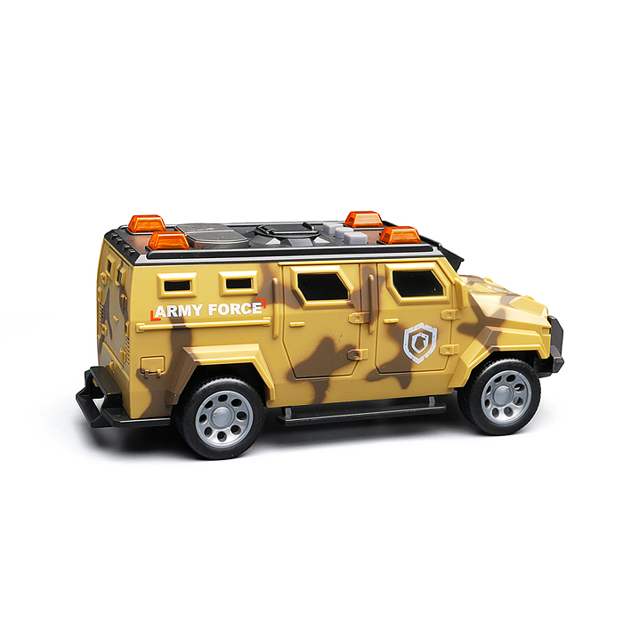 Машина WY1133D "Броневик" 1:32 (свет. Звук) в коробке