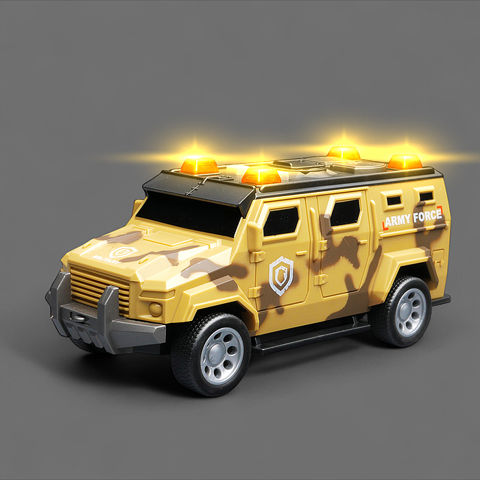 Машина WY1133D "Броневик" 1:32 (свет. Звук) в коробке