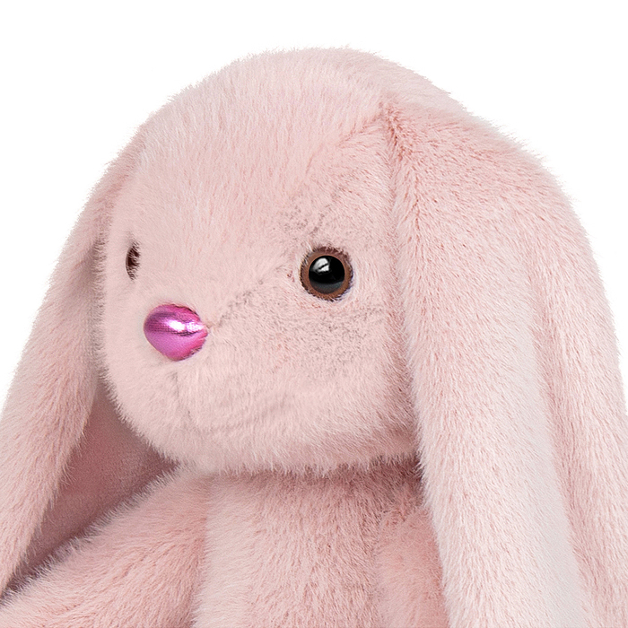 Зайка Розовый, 20 см, в коробке