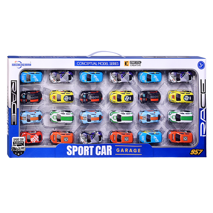 Набор машин KZ957-025 "Формула скорости" металл, в коробке