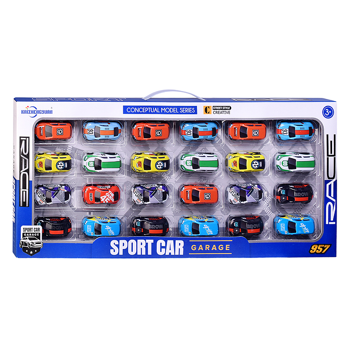 Набор машин KZ957-025 "Формула скорости" металл, в коробке