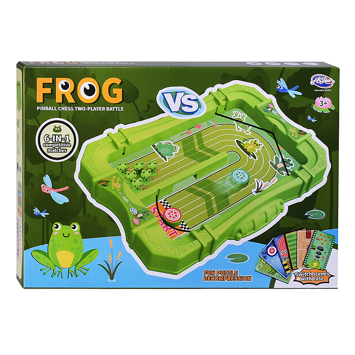 Игра настольная 96C "Спортивный интерес" 6в1, в коробке