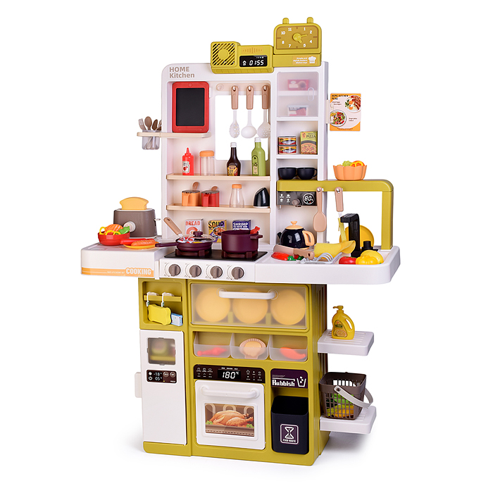 Фото к товару Набор кухня 889-369 "Весёлый поварёнок" с паром (108 предметов) в коробке Набор кухня 889-369 "Весёлый поварёнок" с паром (108 предметов) в коробке