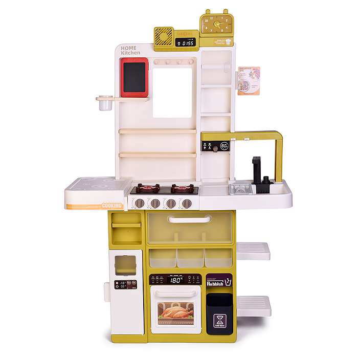 Фото к товару Набор кухня 889-369 "Весёлый поварёнок" с паром (108 предметов) в коробке Набор кухня 889-369 "Весёлый поварёнок" с паром (108 предметов) в коробке