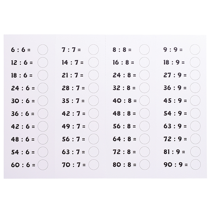 Набор "Таблица умножения" 