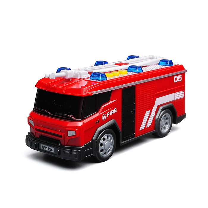 Машина WY1134A "Пожарная служба" 1:32 (свет. Звук) в коробке