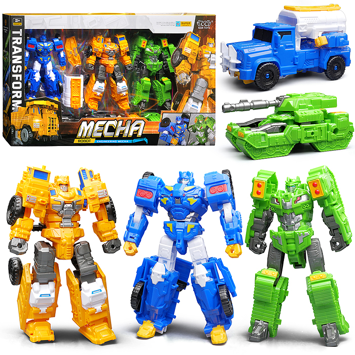 Робот 8228-P32 трансформирующийся в спецтехнику, в коробке