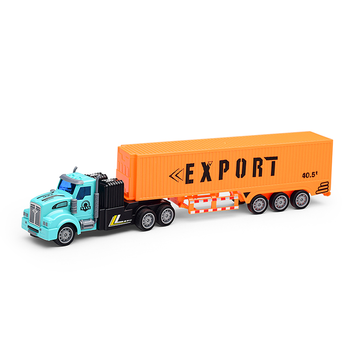 Машина QH200-5D "Контейнеровоз" р/у, 27 MGz, в коробке