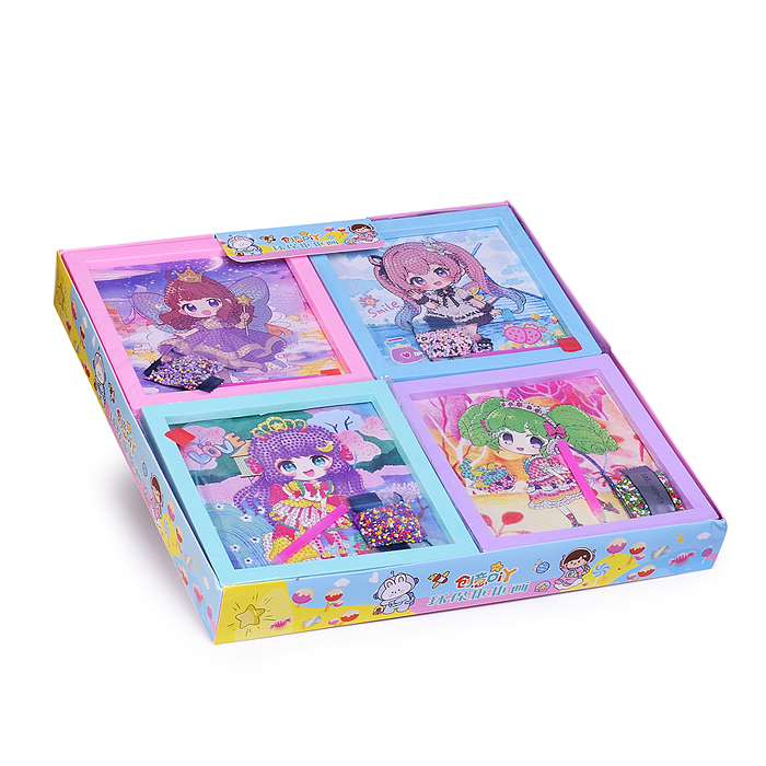 Мозаика алмазная 00-7591 "Милая девочка" 20*20см