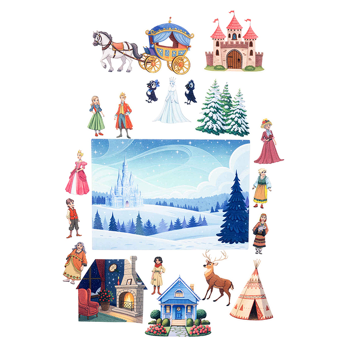 Снежная Королева, фетр