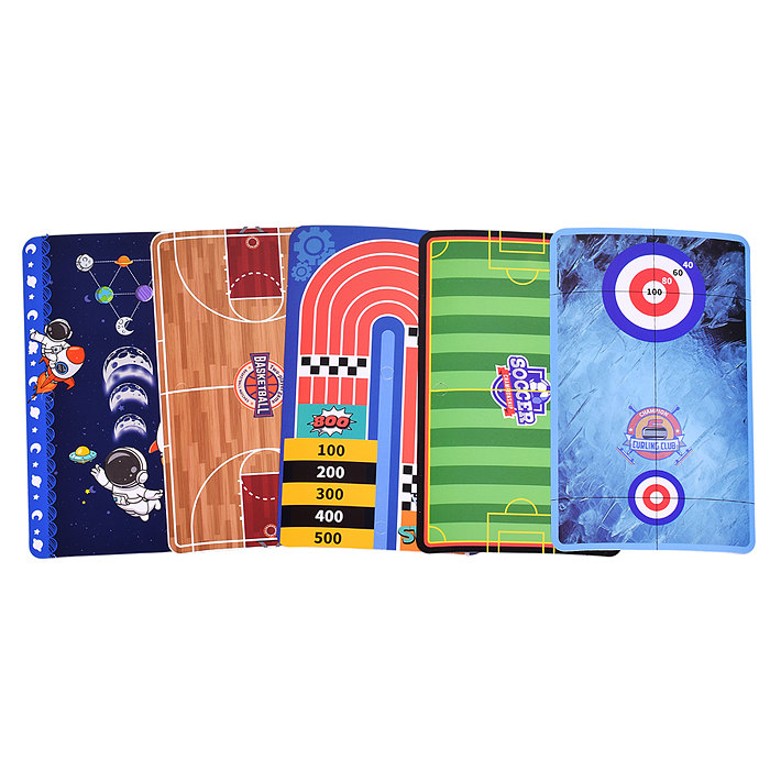 Игра настольная 95C "Космические истории" 6в1, в коробке