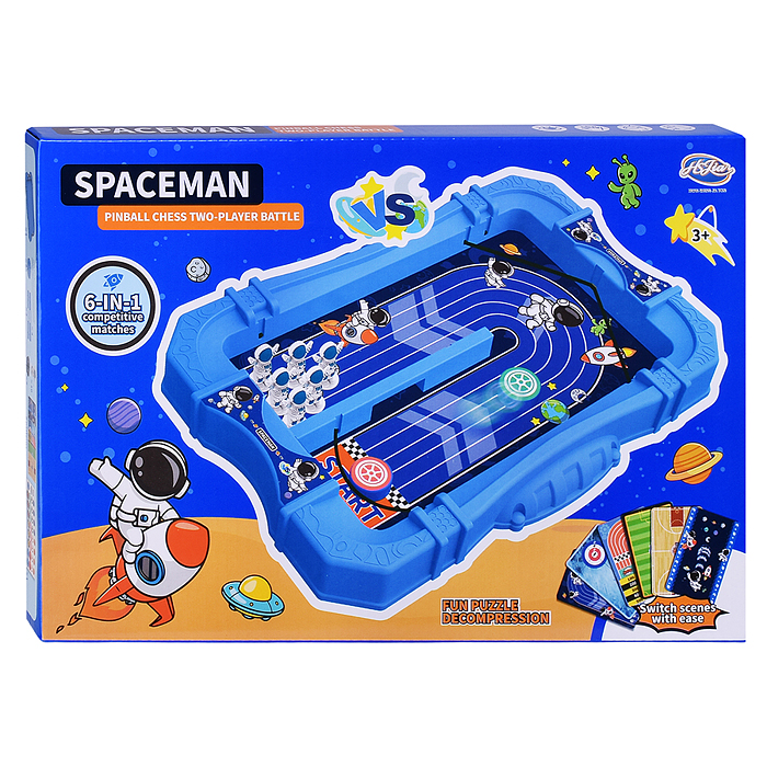 Игра настольная 95C "Космические истории" 6в1, в коробке