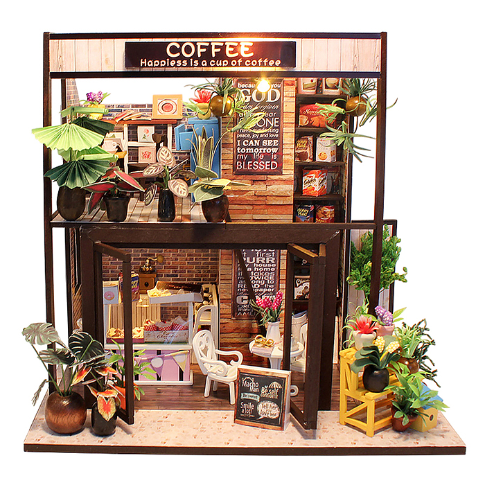 Конструктор TSZH248 "Кафе 3D" в коробке
