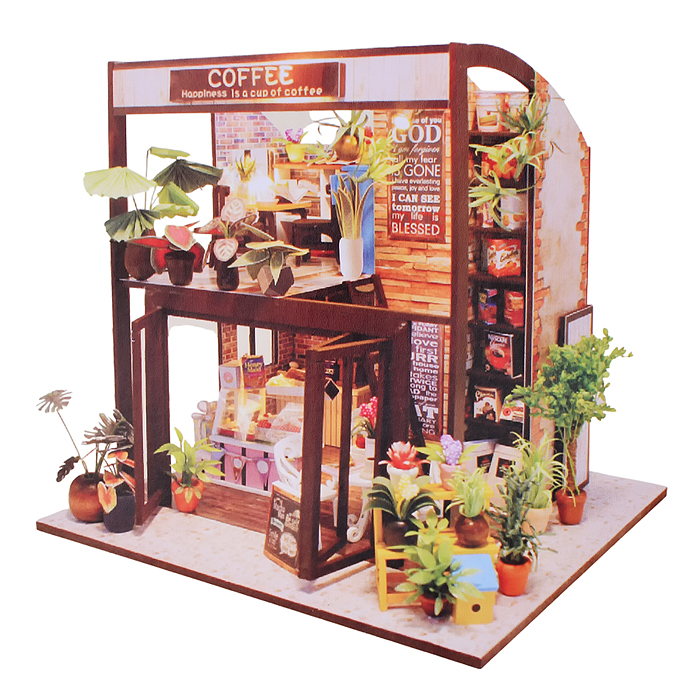 Конструктор TSZH248 "Кафе 3D" в коробке