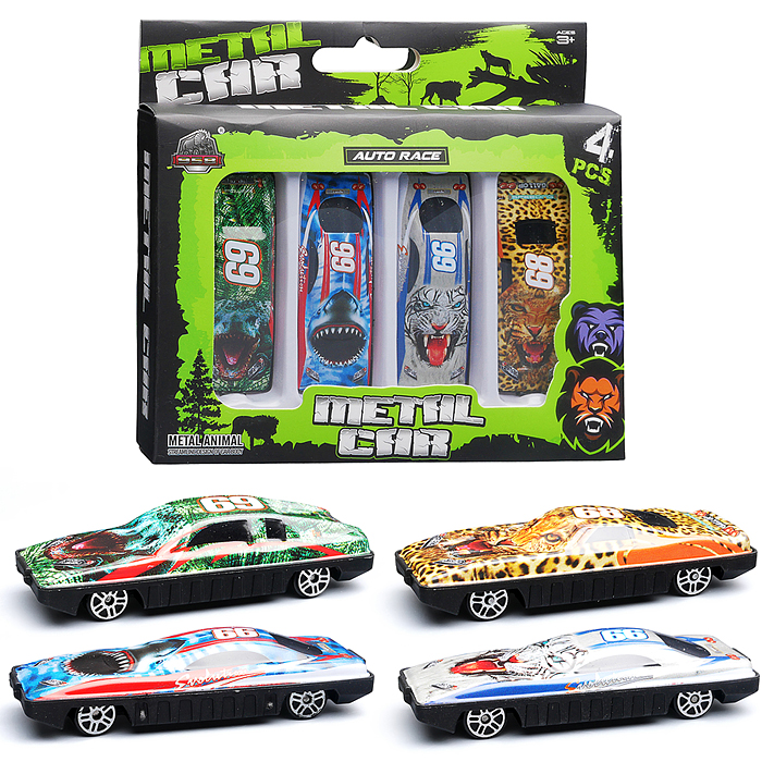 Набор машин KZ957-604 "Рейс" металл, в коробке