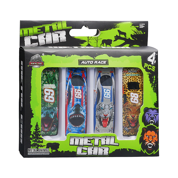 Набор машин KZ957-604 "Рейс" металл, в коробке