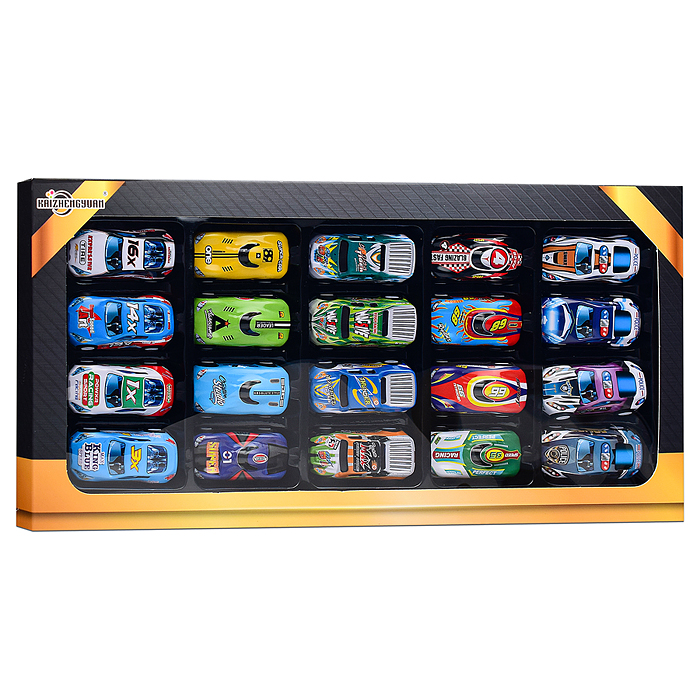 Набор машин KZ957-029 "Турбо-команда" металл, в коробке