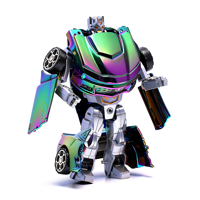 Машина-Робот XL91865A "РобоМобил" в коробке