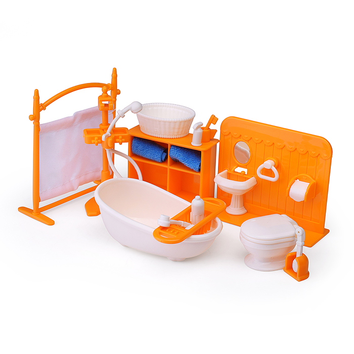 Фото к товару Набор мебели FDE87112 "Ванная комната" в коробке Набор мебели FDE87112 "Ванная комната" в коробке