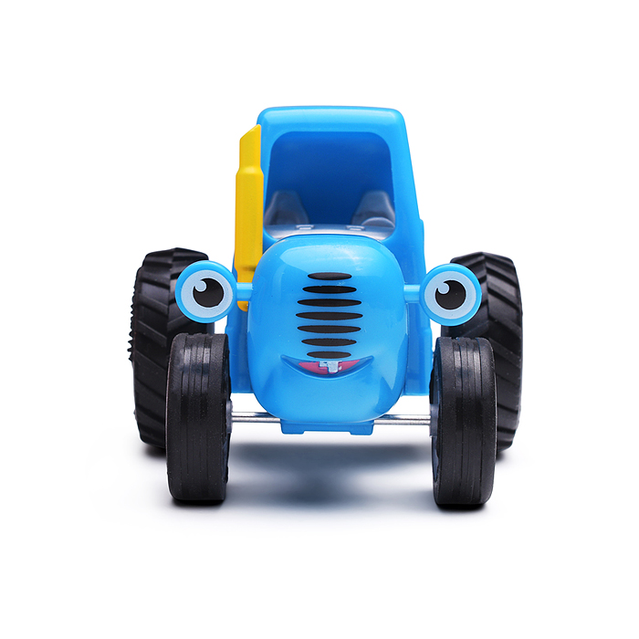 Модель пластик "Синий трактор" Гараж с коровой и овцой 