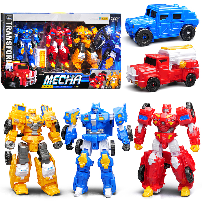 Робот 8228-P35 трансформирующийся в городской автомобиль, в коробке