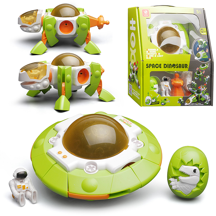Набор космос ECXP2301-A (космическая станция - летающая тарелка и дракон) в коробке