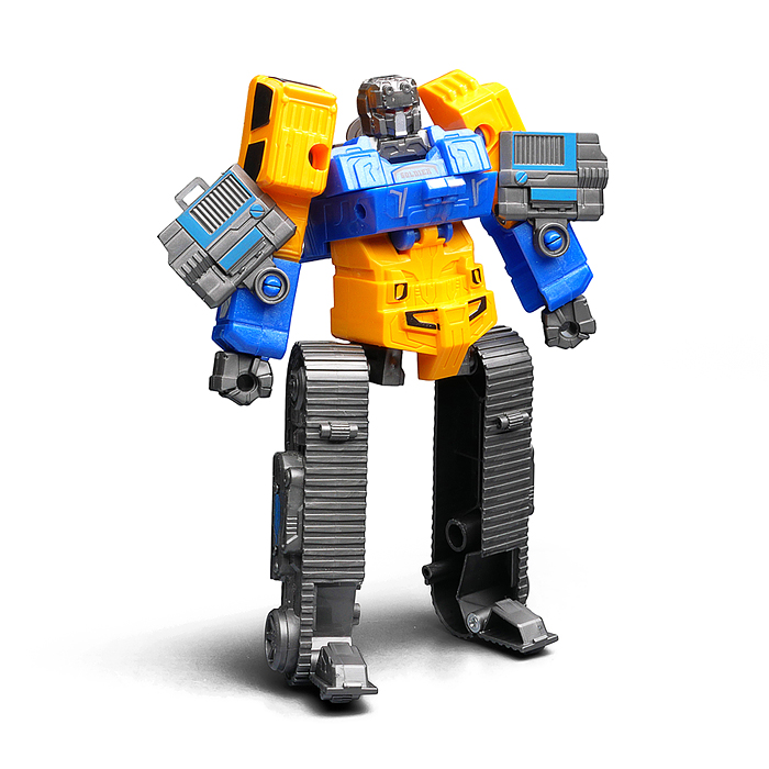 Робот 908-3D трансформирующийся в экскаватор, в коробке