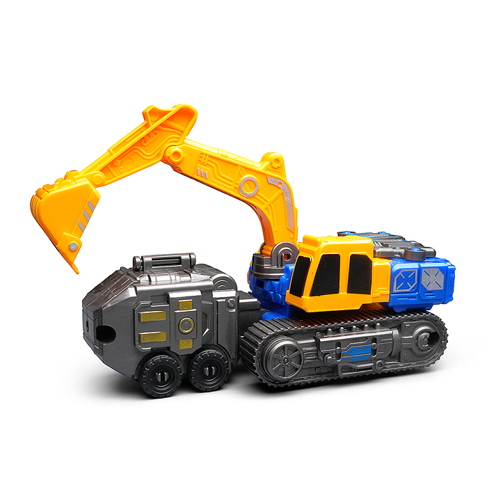 Робот 908-3D трансформирующийся в экскаватор, в коробке