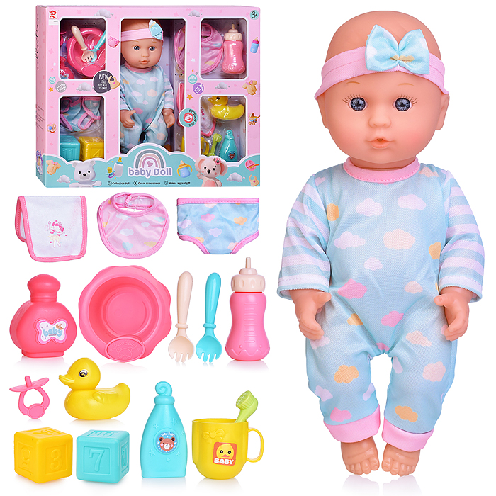 Пупс 5801 "Сабриночка" с аксессуарами, в коробке