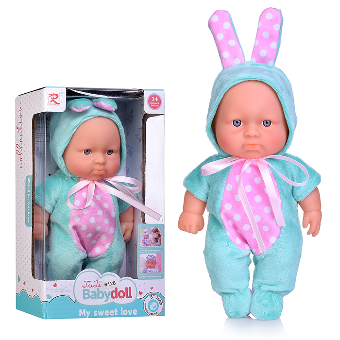 Пупс 6128 "Миланочка" с аксессуарами, в коробке