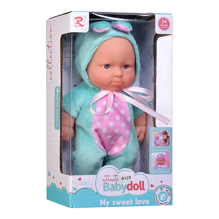 Пупс 6128 "Миланочка" с аксессуарами, в коробке
