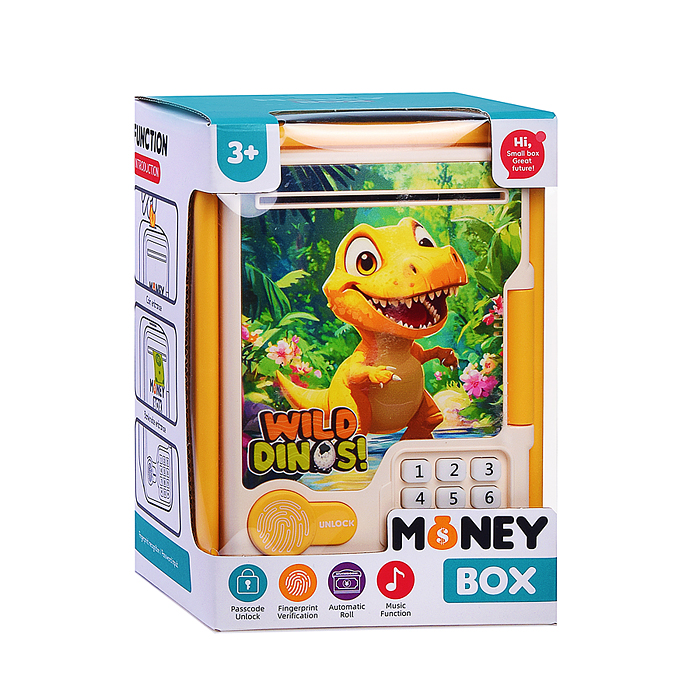 Копилка 699-4 "Весёлые монетки" в коробке