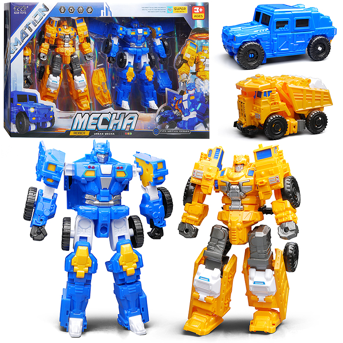 Робот 8228-P31 трансформирующийся в спецтранспорт, в коробке