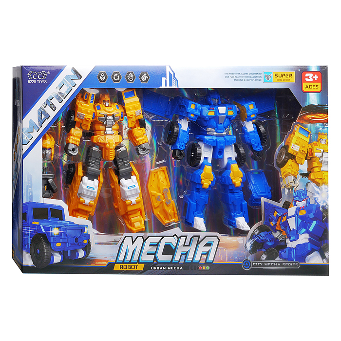 Робот 8228-P31 трансформирующийся в спецтранспорт, в коробке