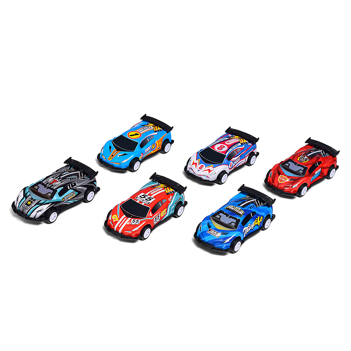 Набор машин KZ957-069 "Гонки на бумеранге" металл, в коробке