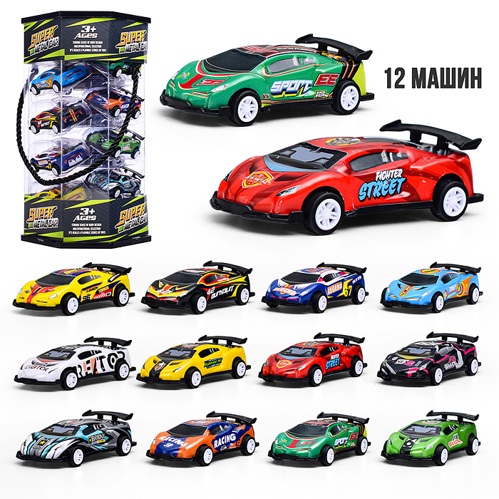 Набор машин KZ957-099 "Металл Арт" металл, в коробке