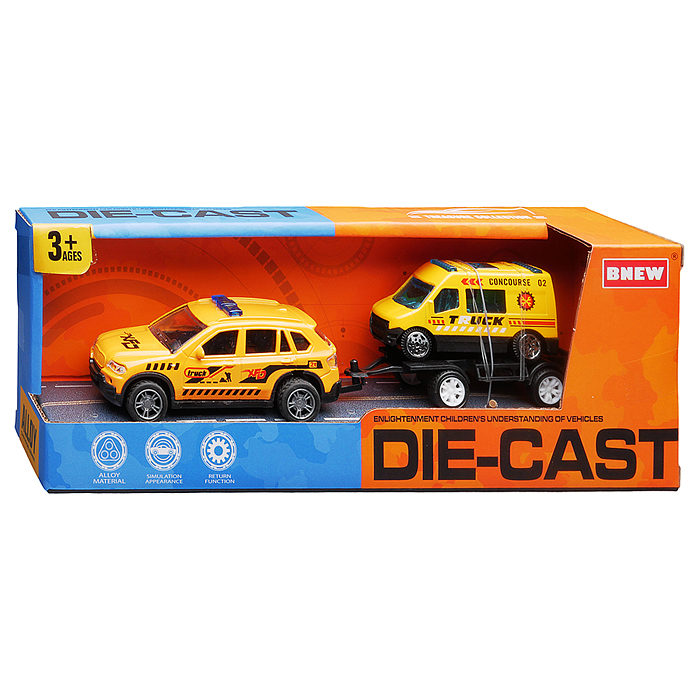 Машина BX-196 "Городская стройка" металл, в коробке