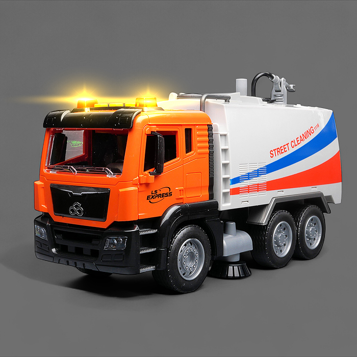 Машина WY1118A "Водовоз" 1:10 (свет, звук) в коробке