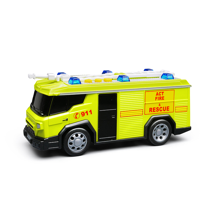 Машина WY1134B "Пожарная" 1:32 (свет, звук) в коробке