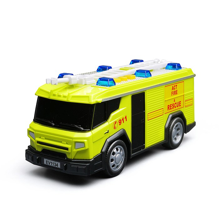 Машина WY1134B "Пожарная" 1:32 (свет, звук) в коробке