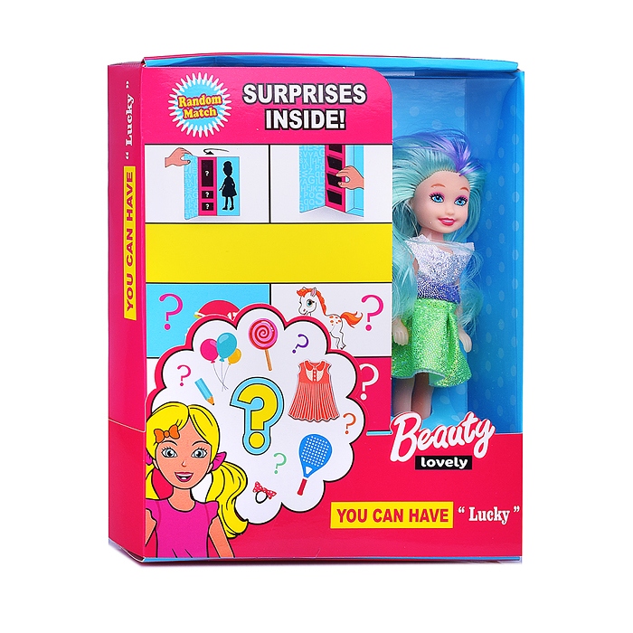 Кукла KL005-6 "Диана модница" с аксессуарами, в коробке