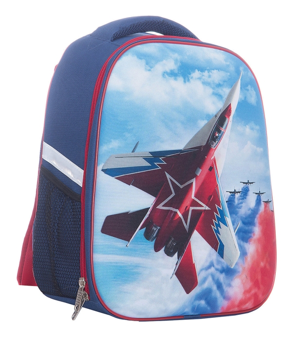 Рюкзак каркасный "Истребитель-Миг " формованный из полимеров, материал: нейлон, полиэстер
