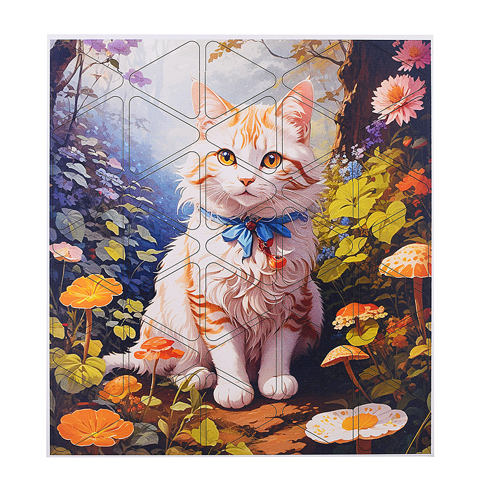 Пазл 35 "Котик" (Цветной)