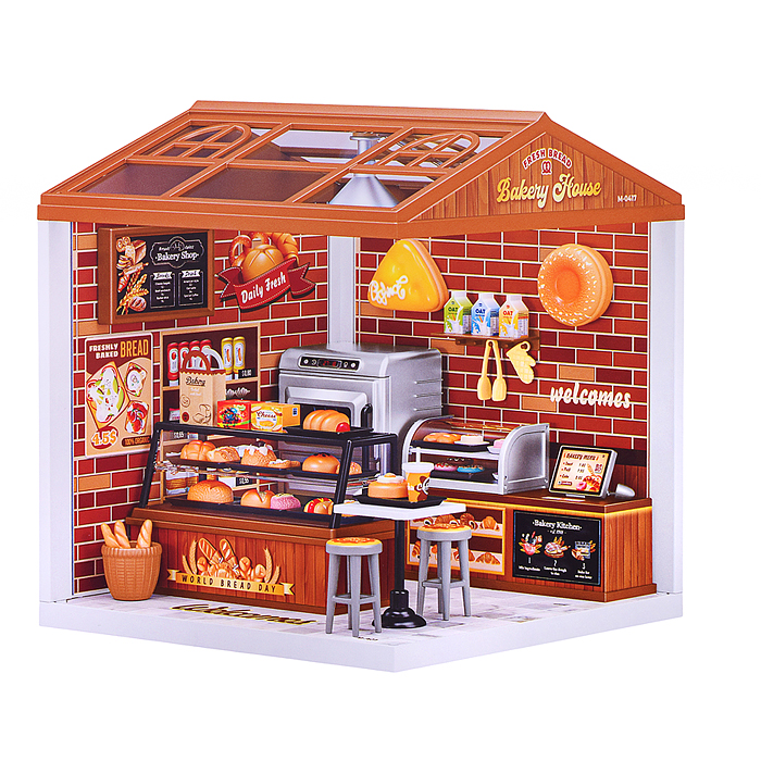 Конструктор 0417 "Булочная 3D" в коробке
