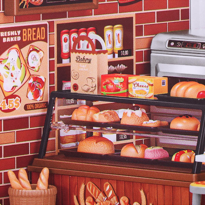 Конструктор 0417 "Булочная 3D" в коробке